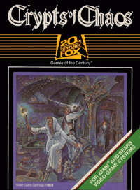 Crypts of Chaos Atari 2600 US box art
